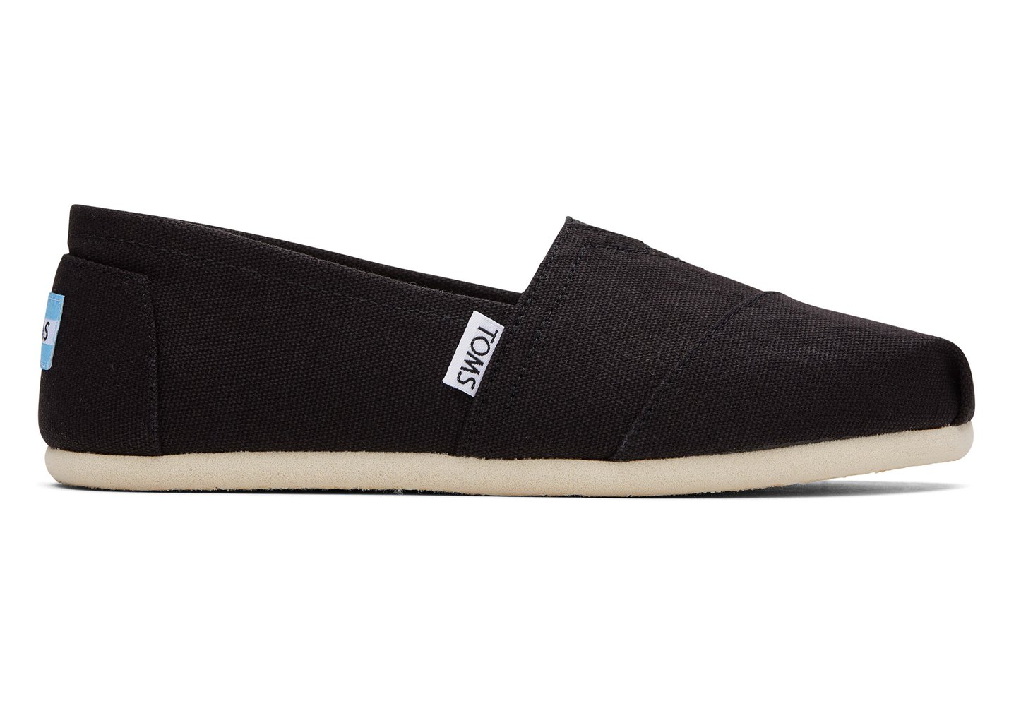 Toms Espadryle Damskie Czarne - Alpargata Płócienne - 32CYPTXAL